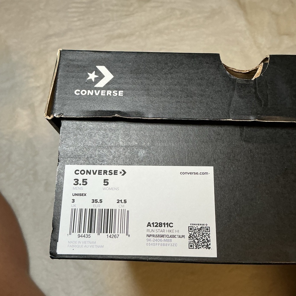 Converse Light Gray Platform High-Tops - Picture 7 of 7